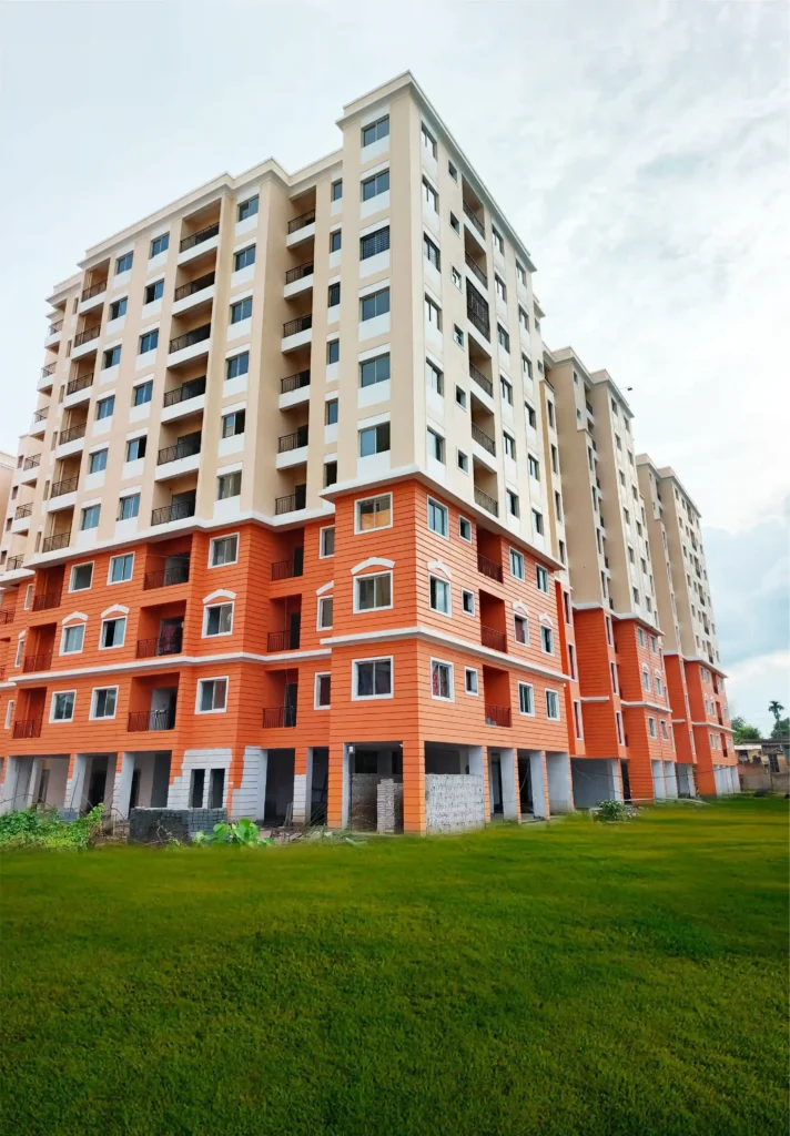 Elevation of Dream World City towers in Joka Kolkata