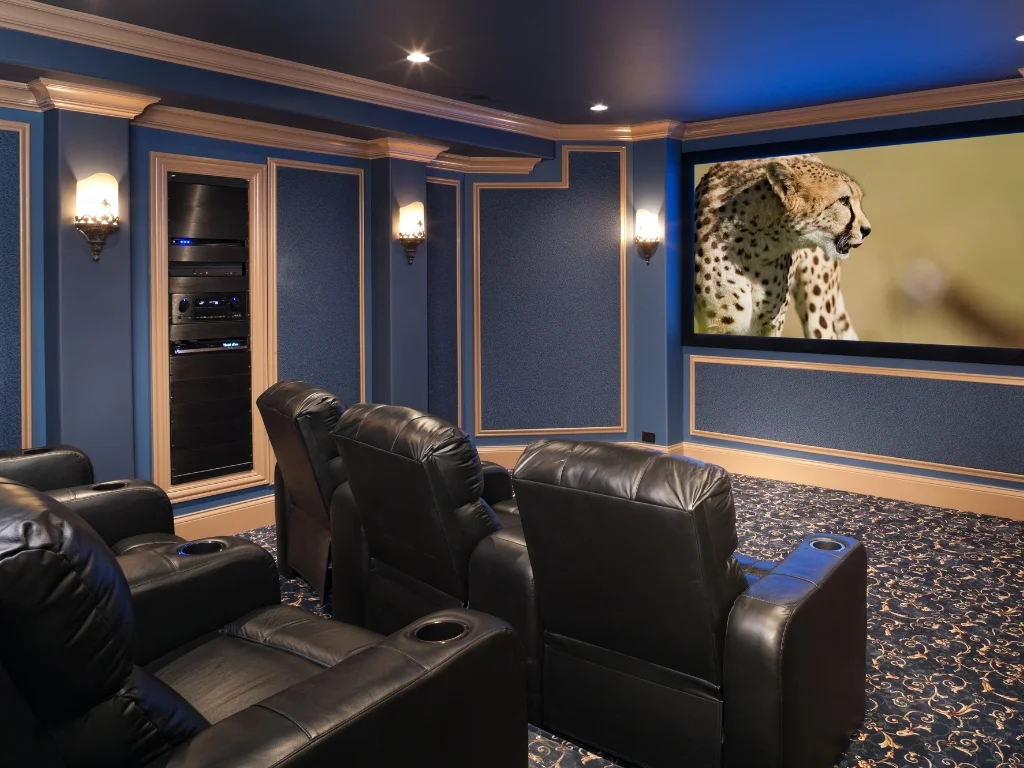 Private mini theatre for residents at Dream World City Joka